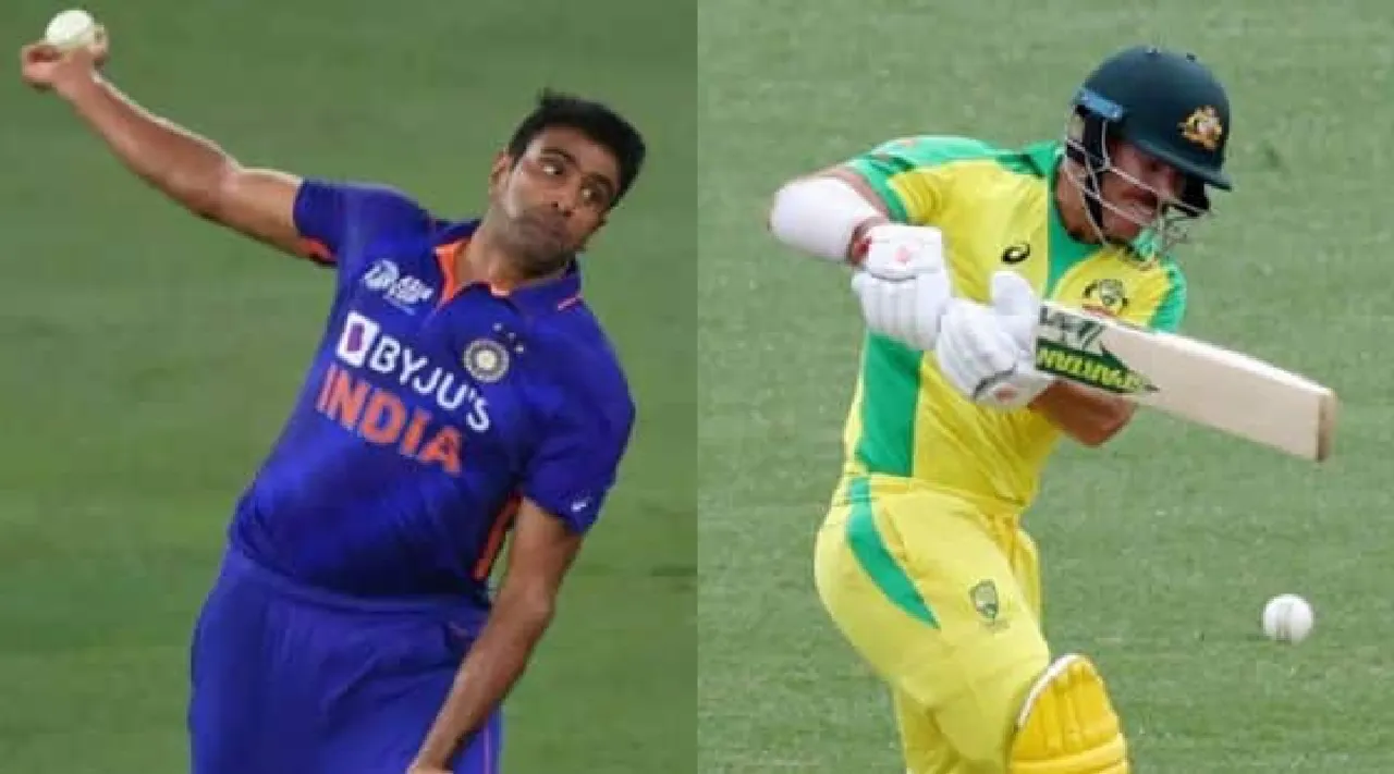 Warner vs Ashwin  | India vs Australia odi