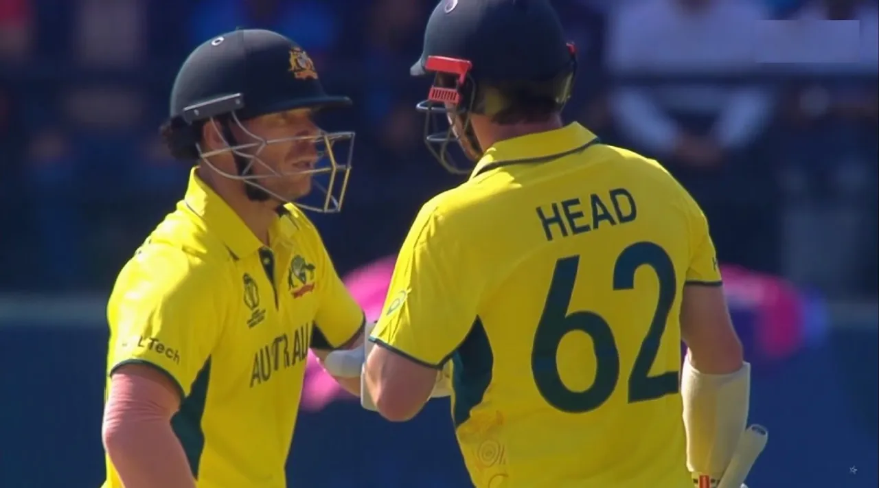 David Warner and Travis Head score 21 runs in two balls  Matt Henry  AUS vs NZ video Tamil News 