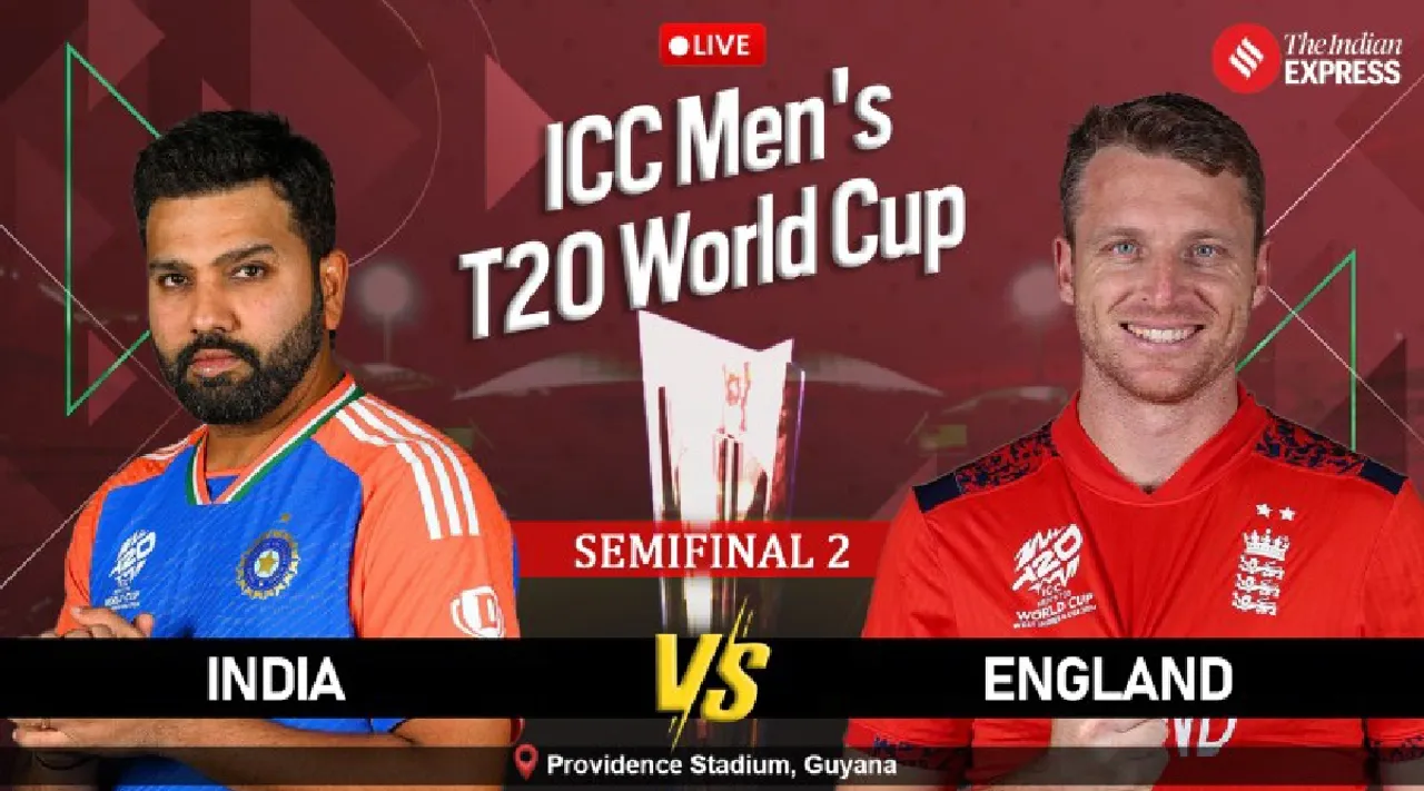 India vs England Live Score T20 World Cup 2024 2nd Semi Final Match 54 Today IND vs ENG latest scorecard updates in tamil 