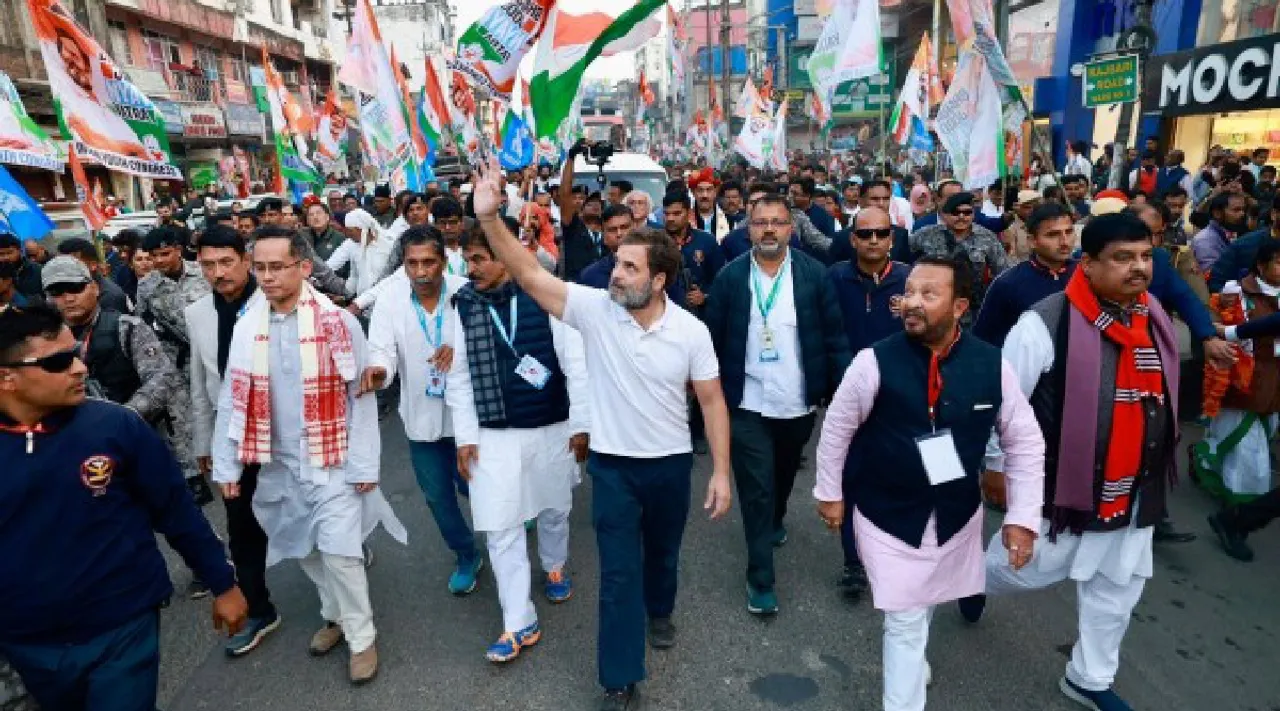 FIR lodged against Rahul Gandhi Yatra for route deviation in Assam Tamil News 