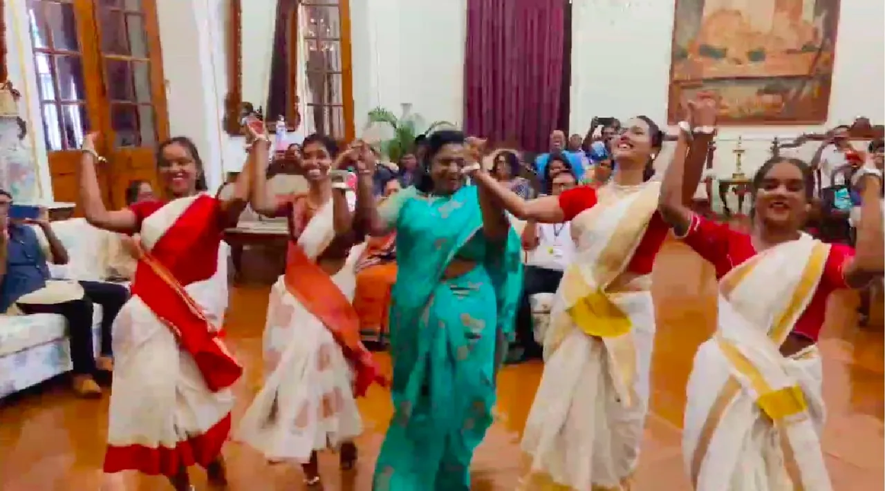  Jharkhand Statehood Day Celebration Puducherry Lt Governor Tamilisai dances video Tamil News 