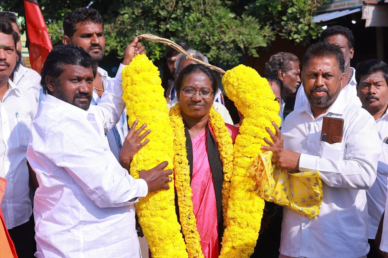 Rani srikumar DMK Won