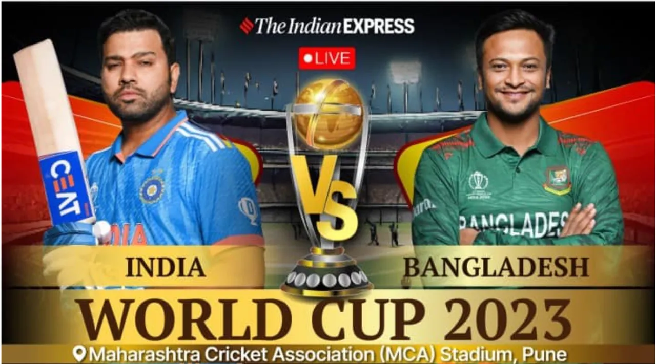 India vs Bangladesh Live Score World Cup 2023 Pune in tamil 