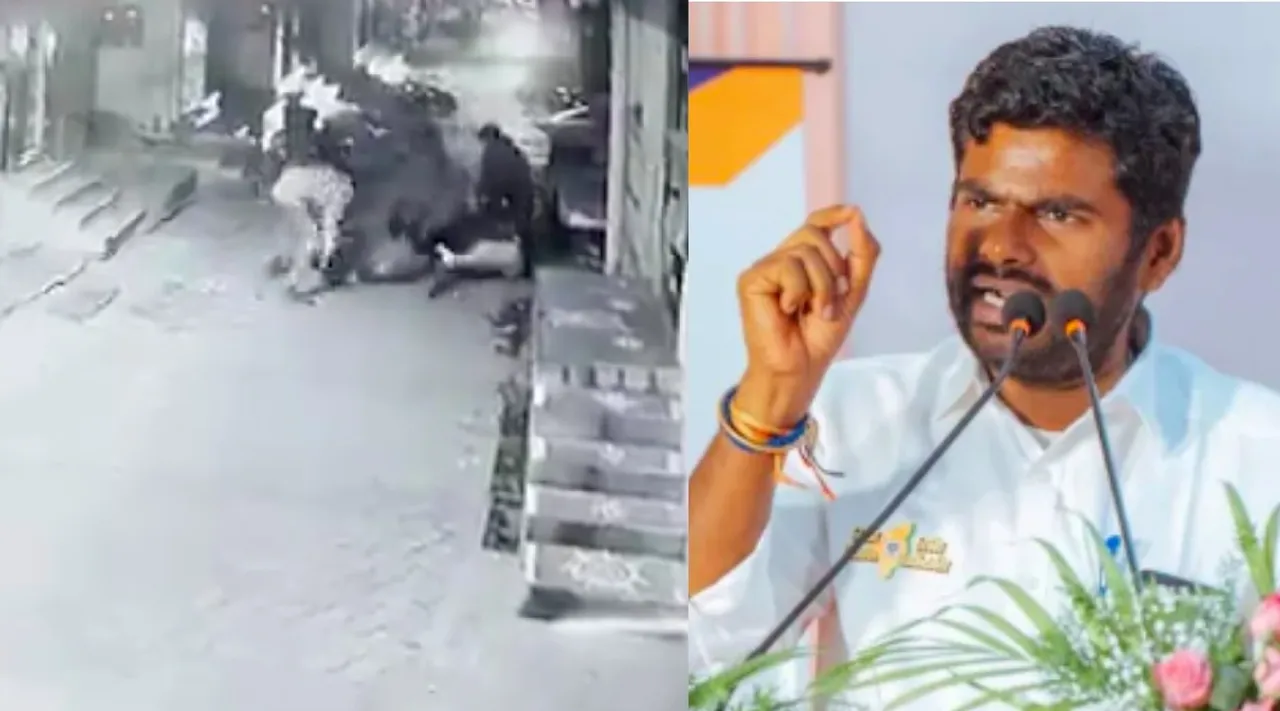 Madurai ganja youths attack man TN BJP Chief Annamalai share video Tamil News 