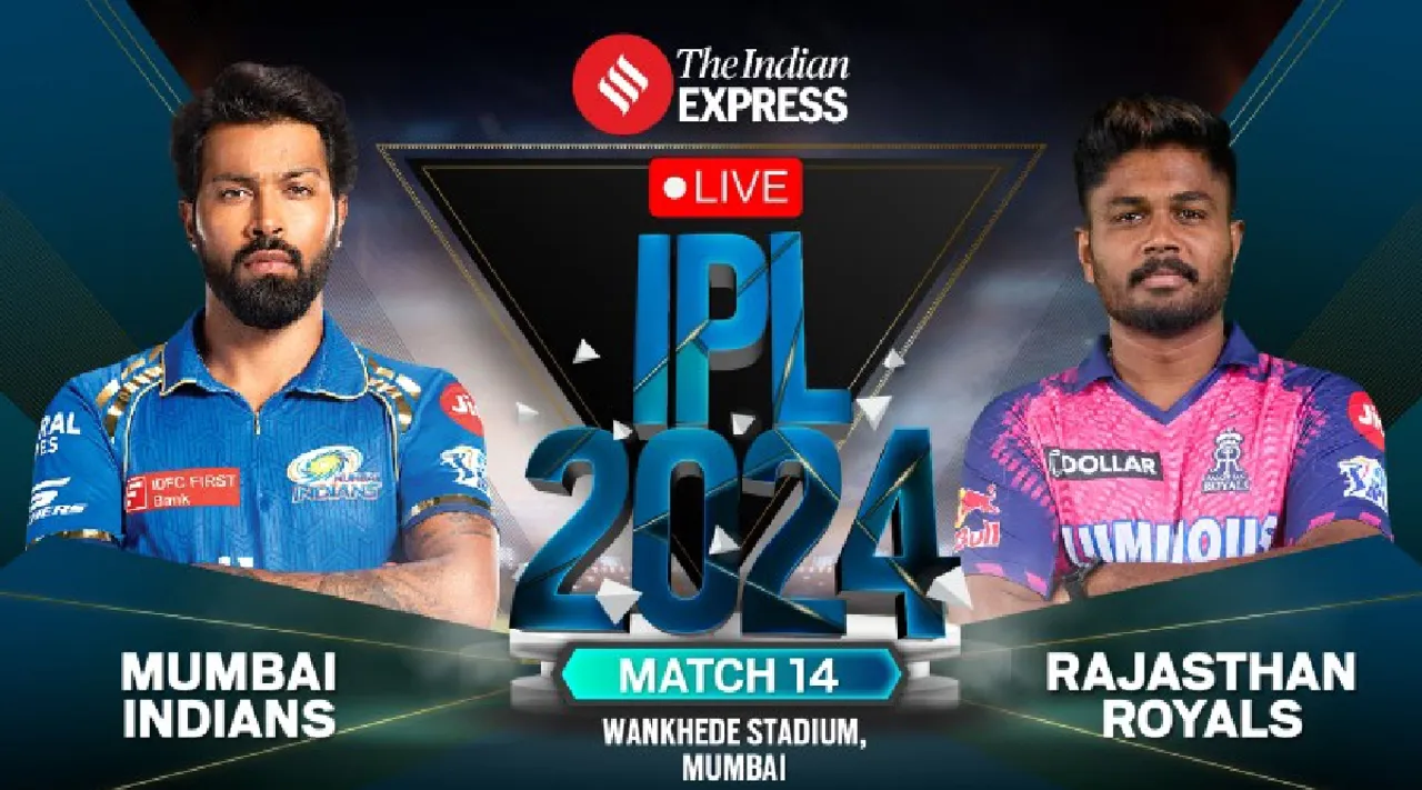 MI vs RR Live Score IPL 2024 Match 14 Mumbai Indians vs Rajasthan Royals scorecard updates Wankhede Tamil News 