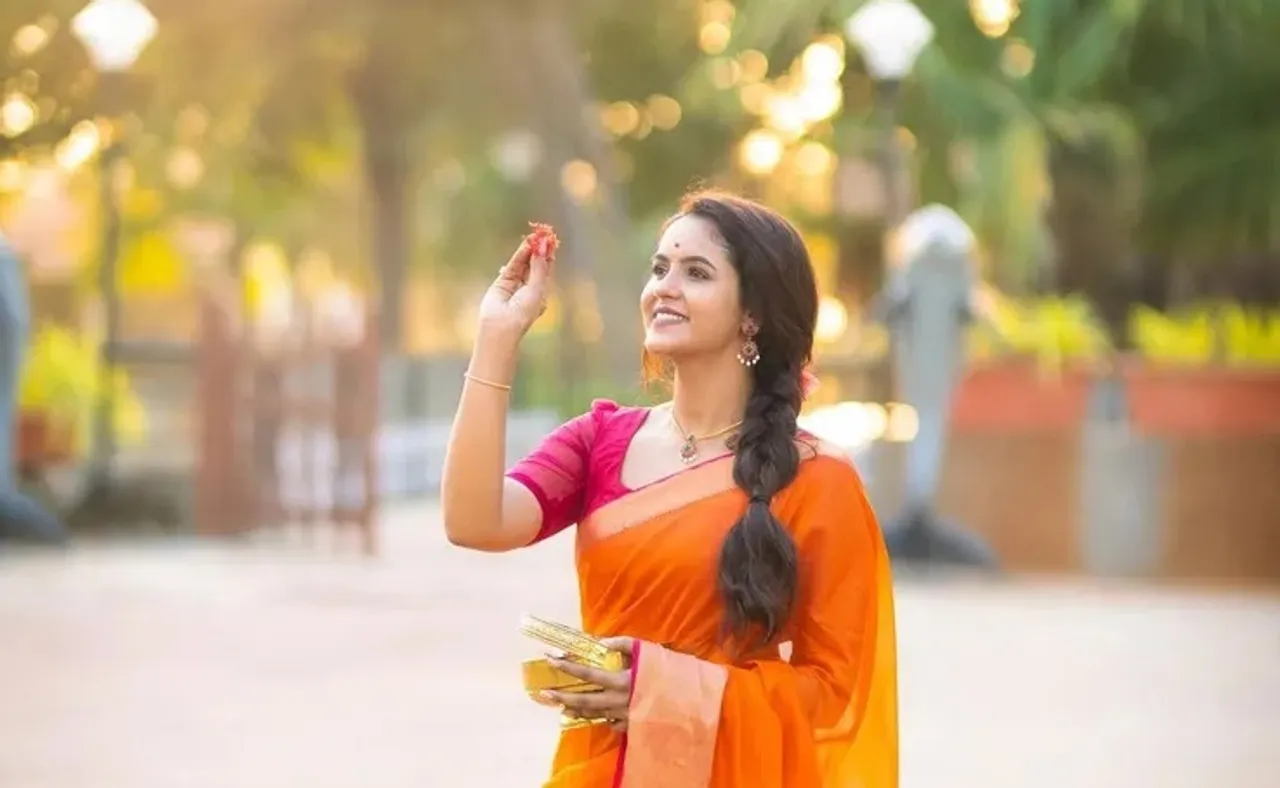 Chaitra Reddy Saree