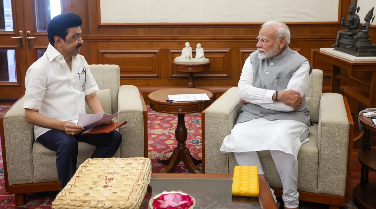 Stalin Modi Meeting