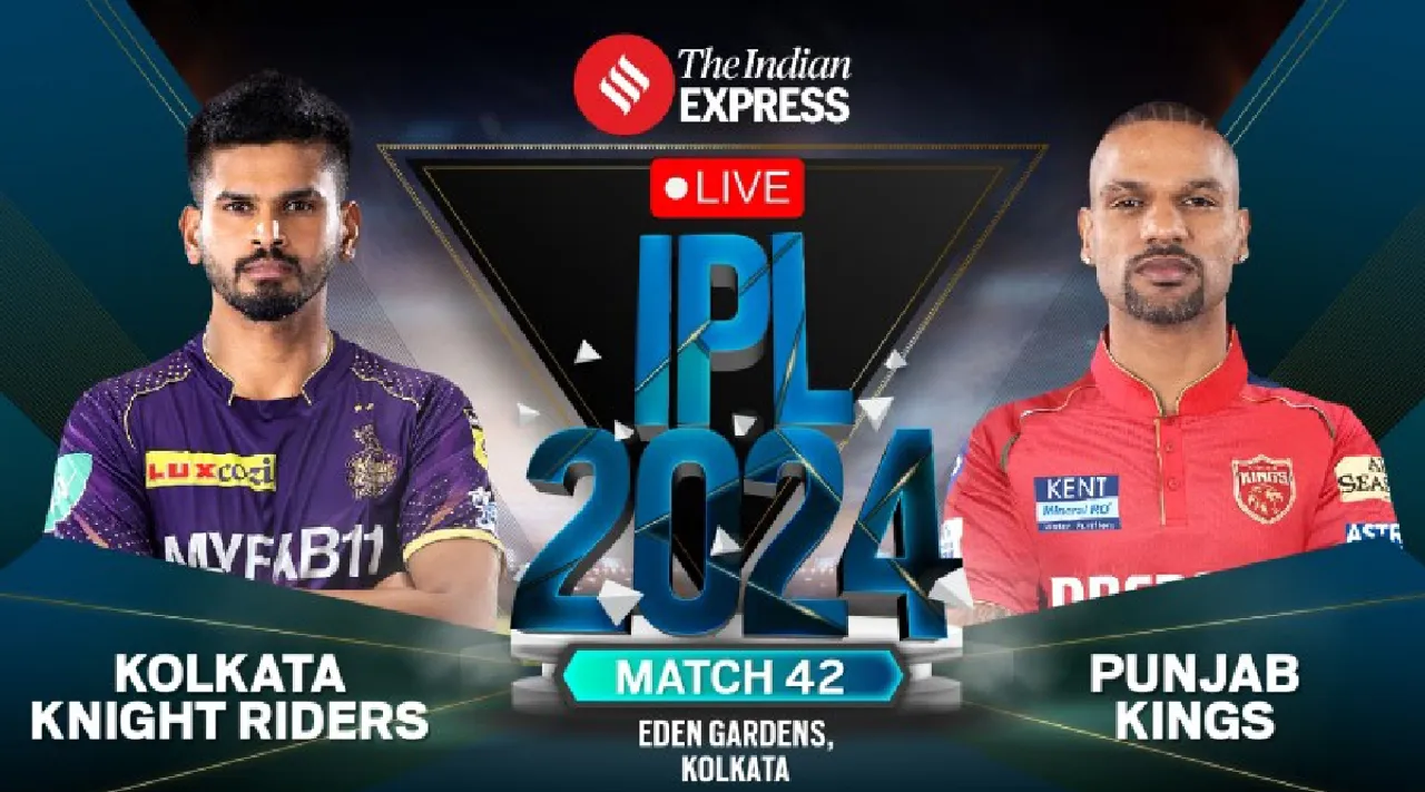 KKR vs PBKS Live Score IPL 2024 Match 42 today Kolkata Knight Riders vs Punjab Kings scorecard updates in tamil 