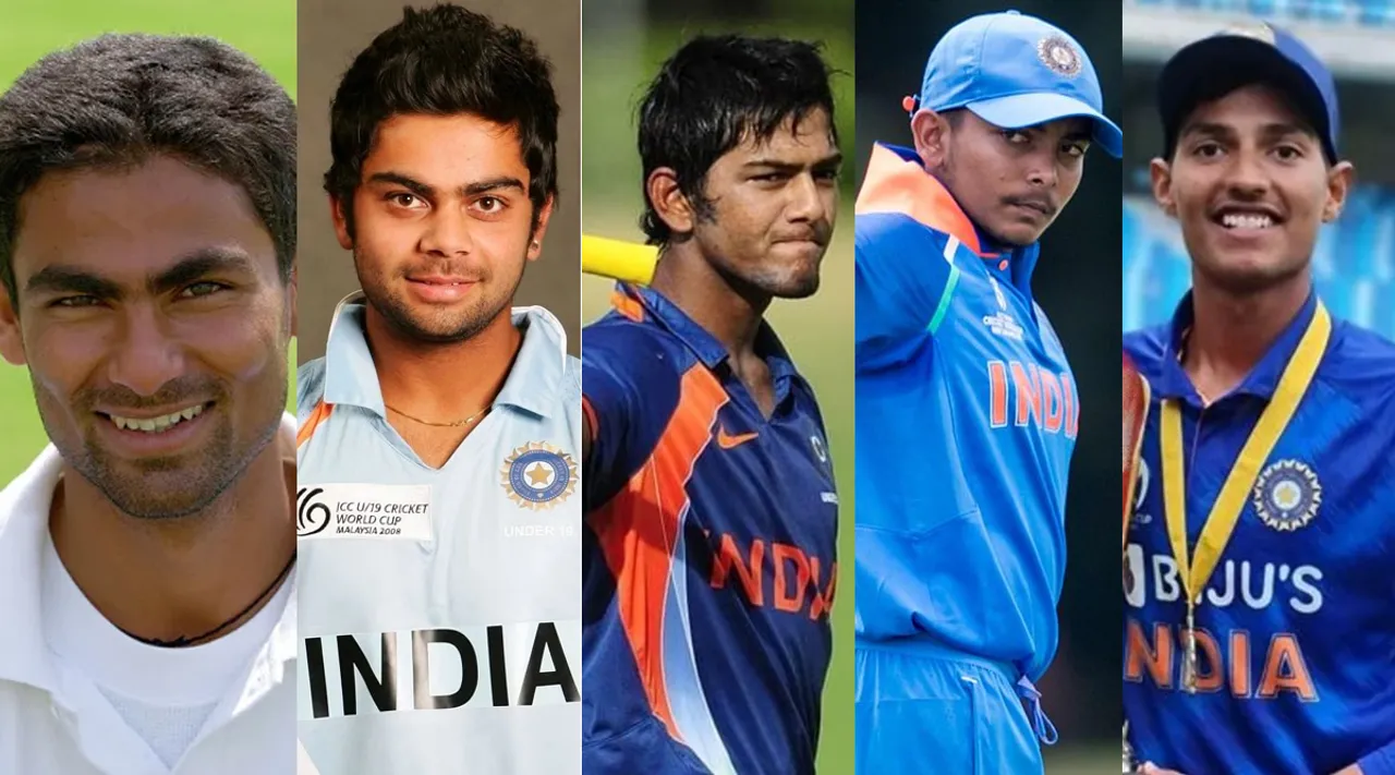Indian U19 Captains Champions 