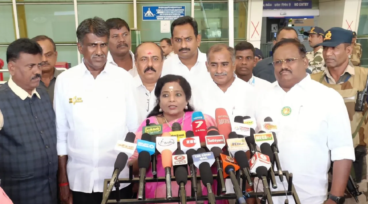 Governor Tamilisai Soundararajan on Leo movie row coimbatore Tamil News 
