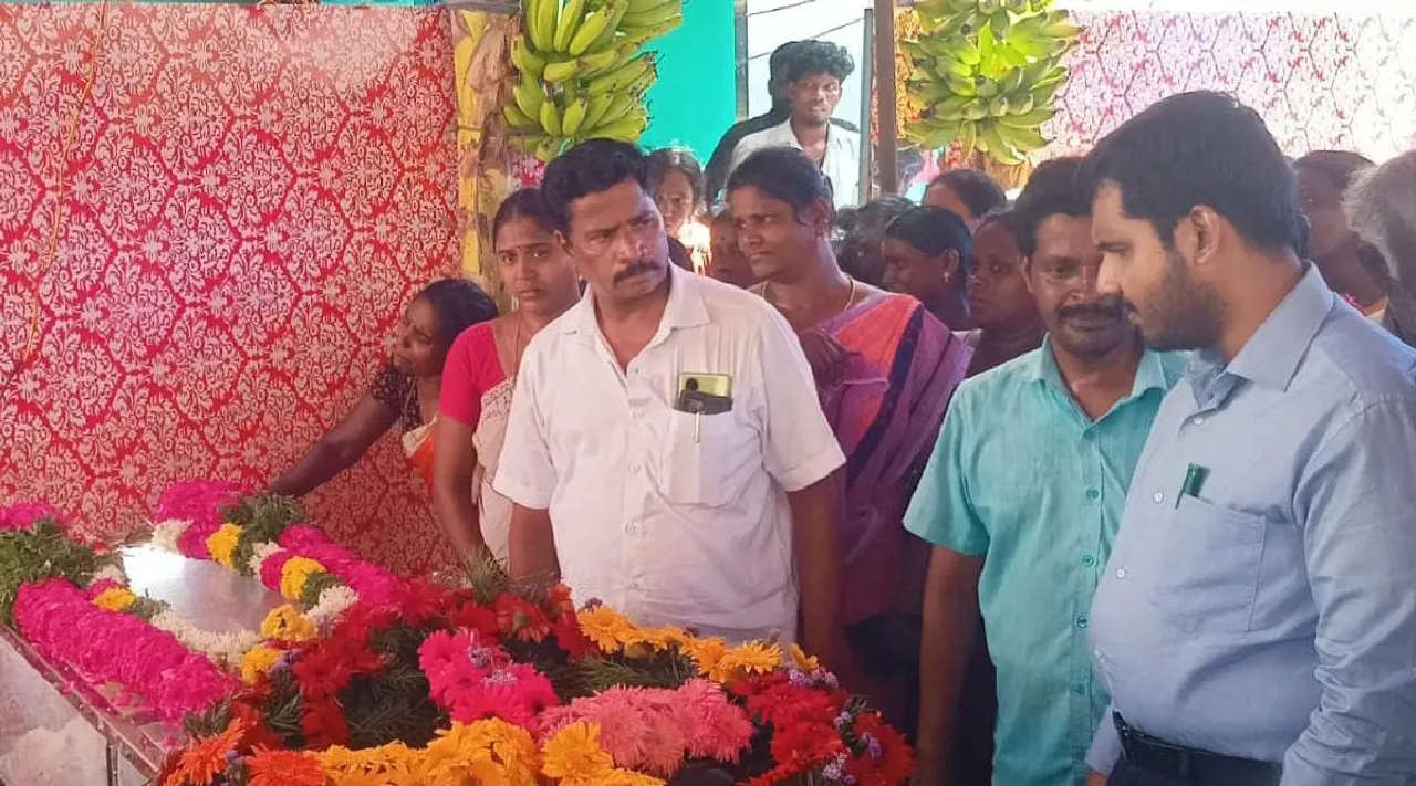 Perambalur Sanitation Worker Organ donors funeral conducted with state honours in TN Tamil News 