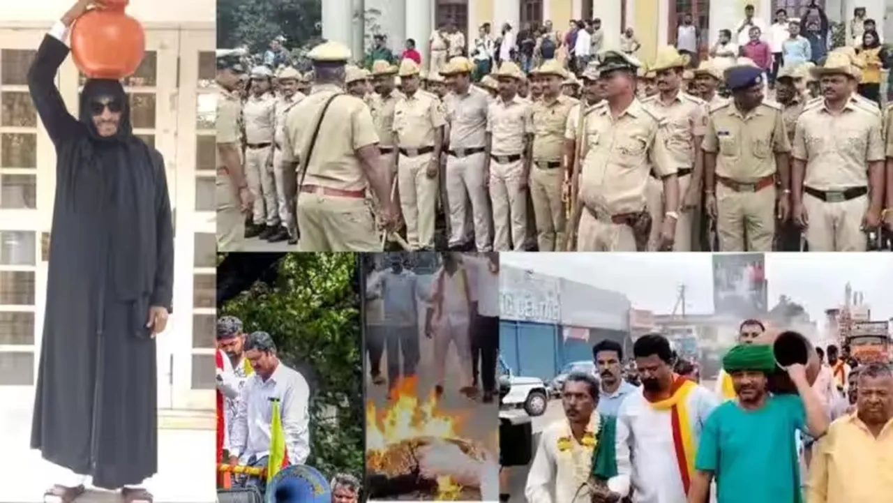 Bengaluru police detain Vatal Nagraj 