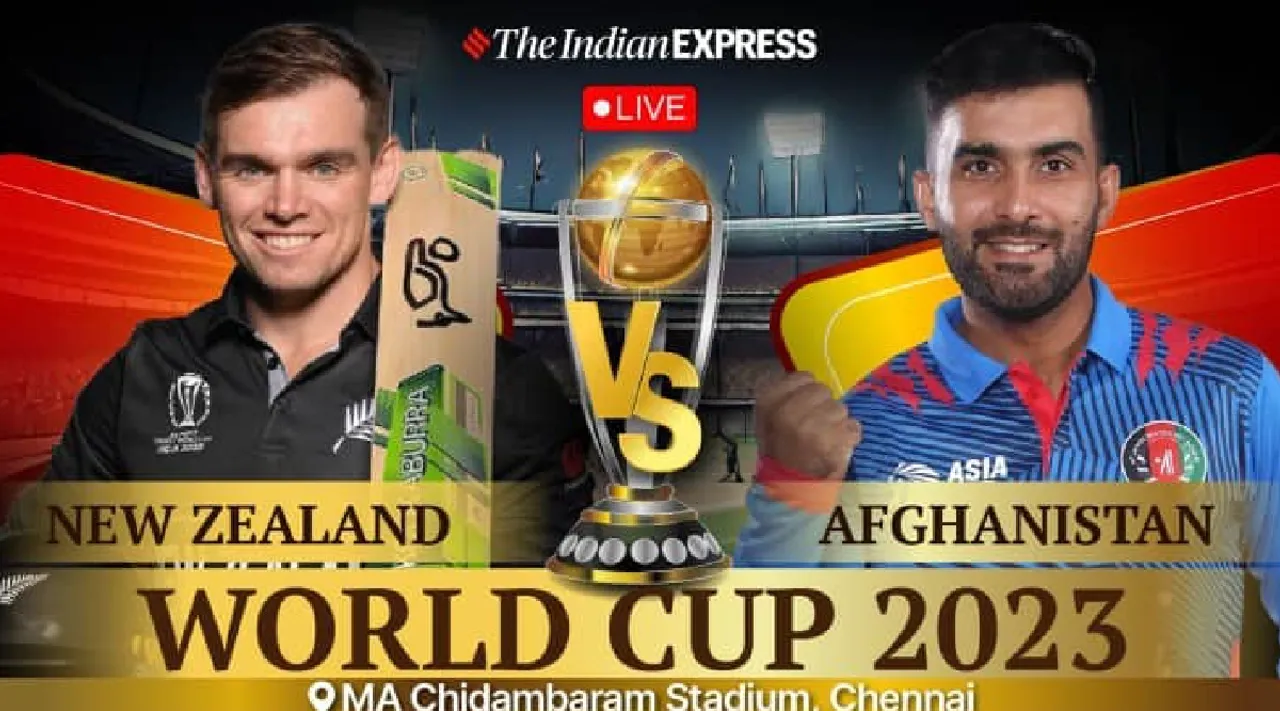 New Zealand vs Afghanistan Live Score  World Cup 2023 Chennai Tamil News 