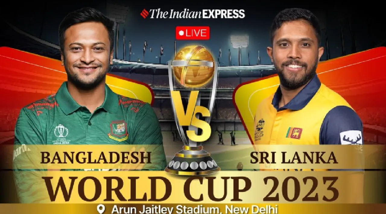 Bangladesh vs Sri Lanka Live Score updates World Cup 2023 New Delhi in tamil 