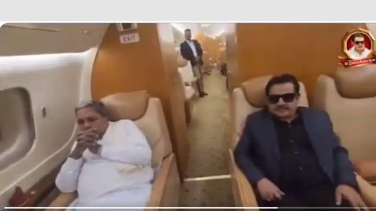 Siddaramaiah in ultra-luxury jet goes viral