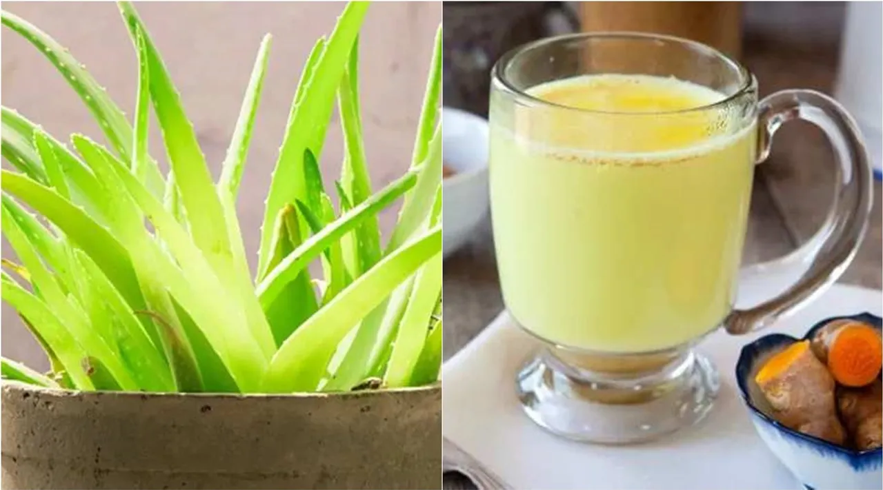 aloevera turmeric milk