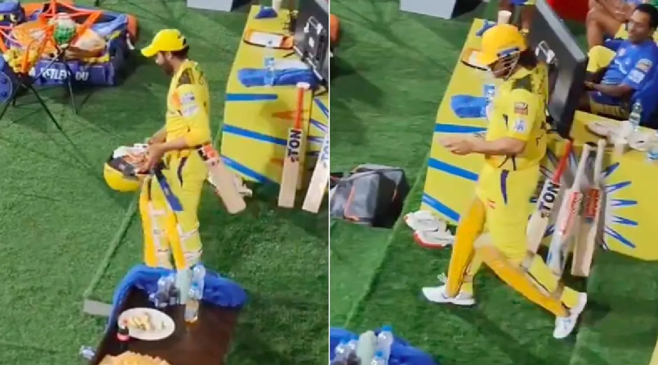 Ravindra Jadeja Teases MS Dhoni Fans By Walking Out Ahead to bat Viral Video Tamil News 