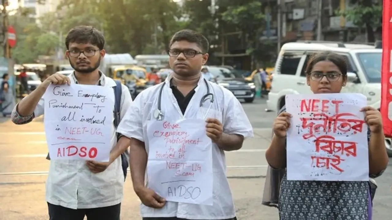 CCTVs missing unguarded strong rooms Review of NEET 2024 found glaring gaps in exam centres