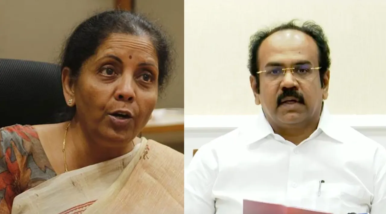  Thangam Thennarasu on union govt and Nirmala Sitharaman Tamil News 