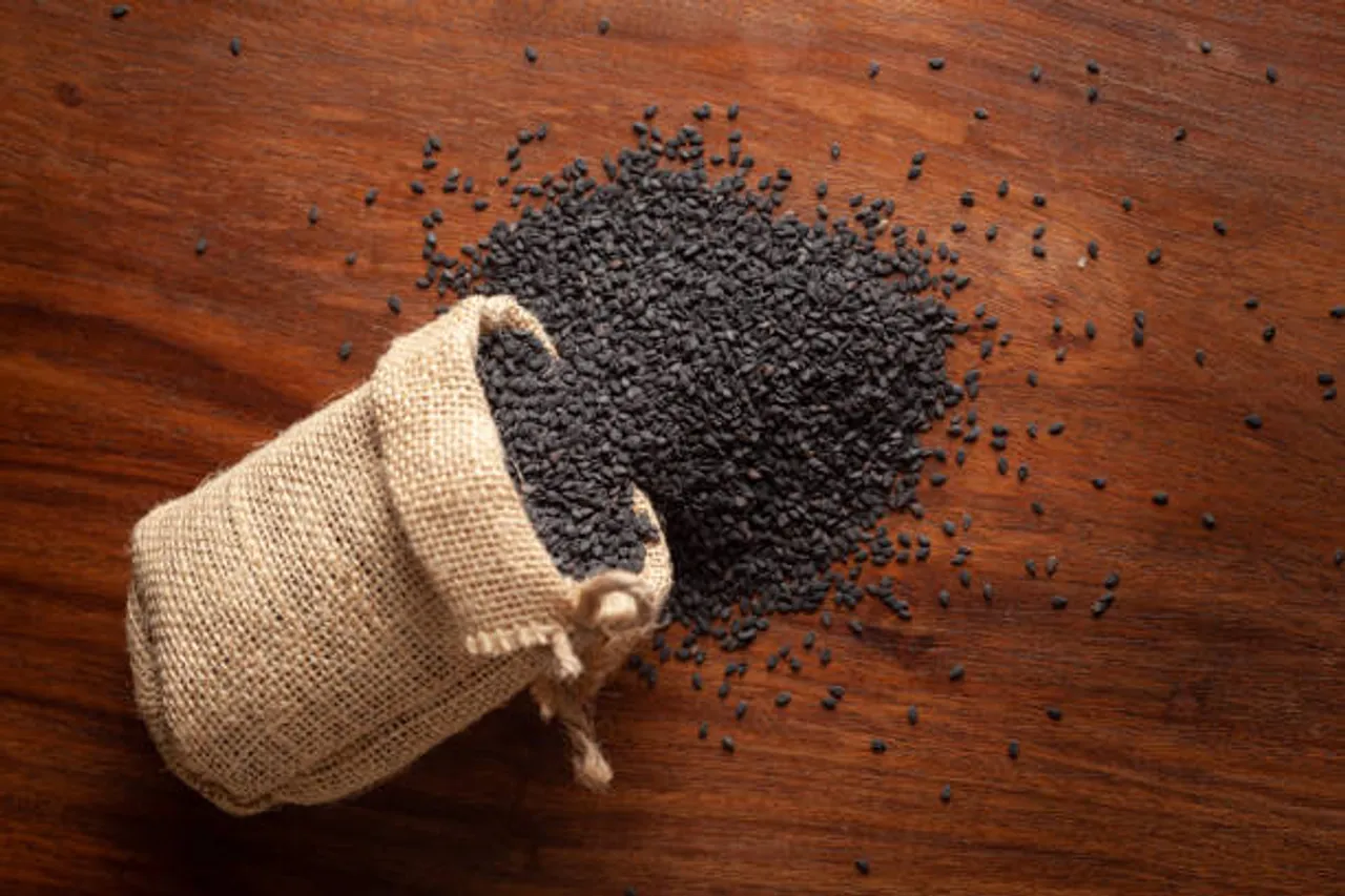 black sesame seeds