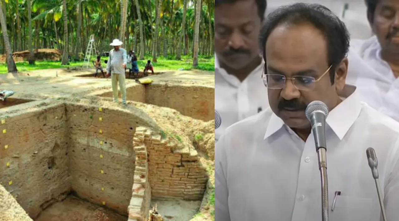 TN Budget 2024 keeladi excavation open stage and new excavation places list Thangam Thennarasu Tamil News 