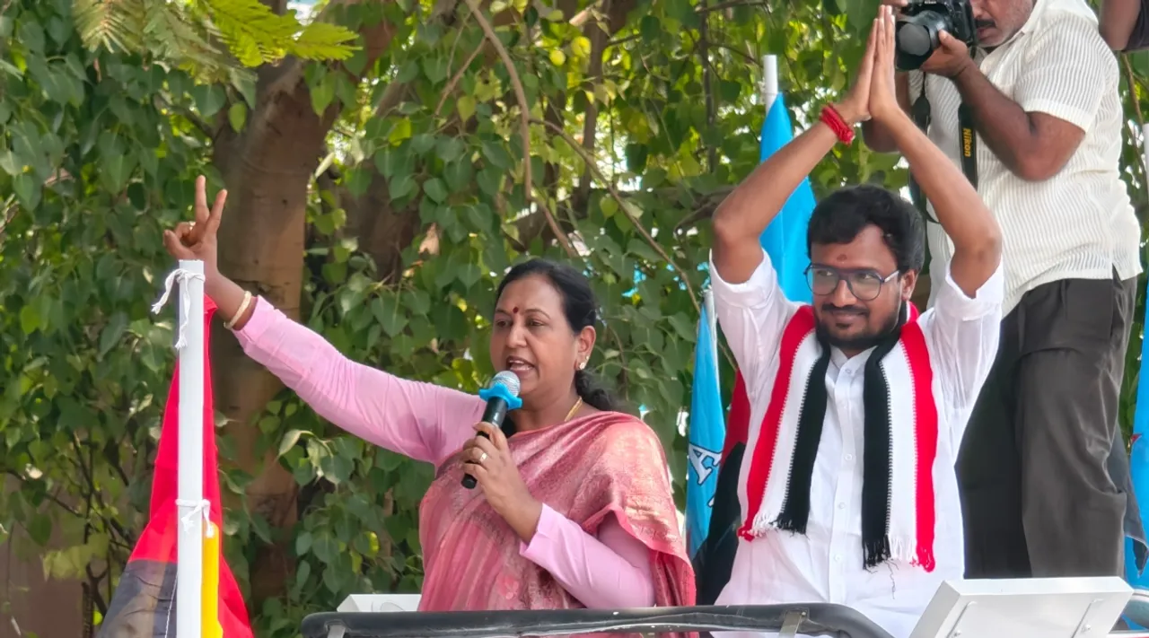 Premalatha Vijayakanth speech at Coimbatore election campaign AIADMK Singai G Ramachandran Tamil News 
