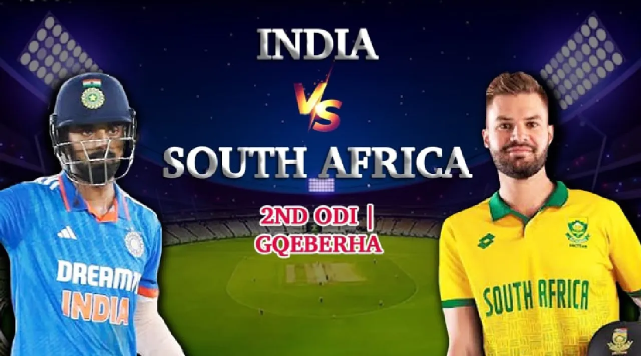 India vs South Africa live score 2nd odi ind vs sa full scorecard latest updates st georges park gqeberha in tamil 