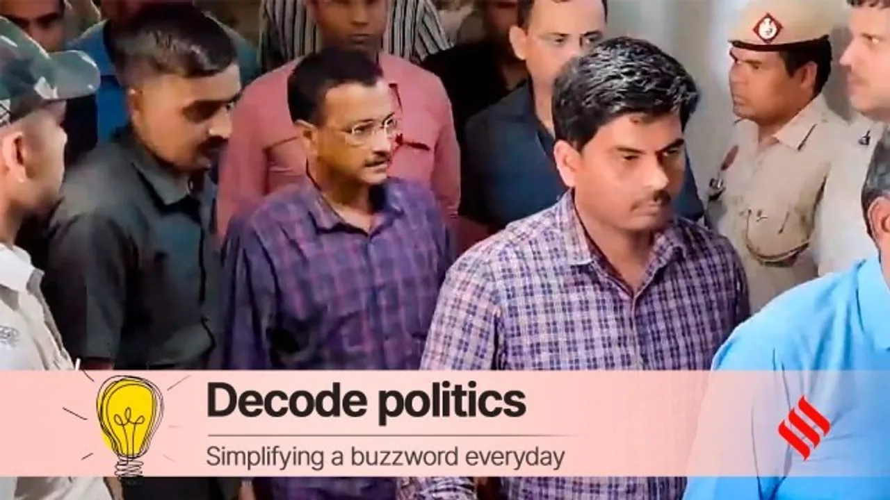 Arvind Kejriwal being produced before the Rouse Avenue Court