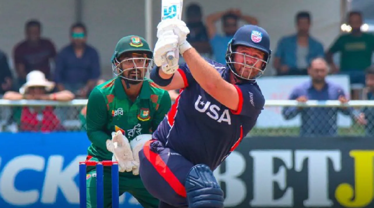 USA defeats World No 9 Bangladesh in first T20I in massive upset ahead of T20 World Cup Tamil News 
