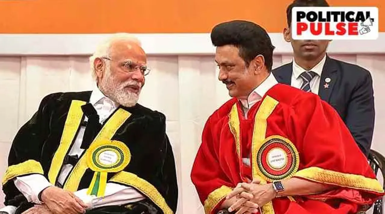 Modi Stalin In Bharadasan University