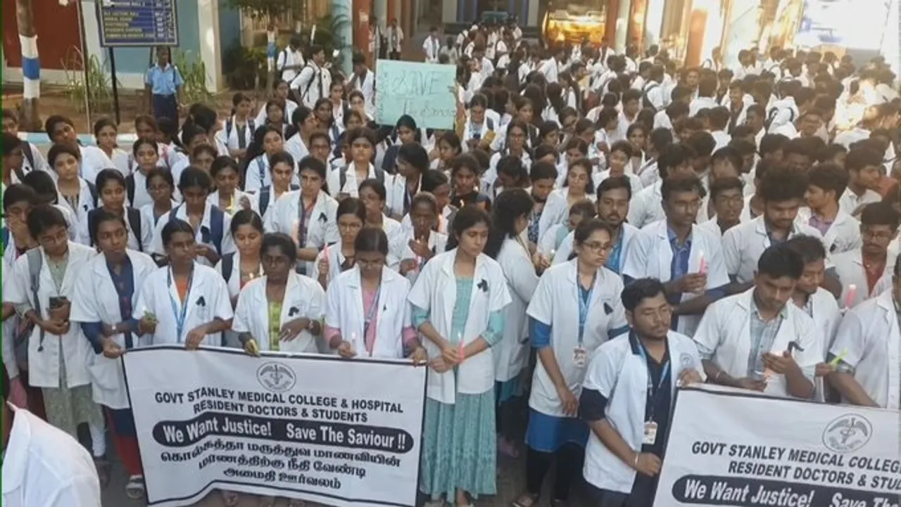 Chennai doctors protest