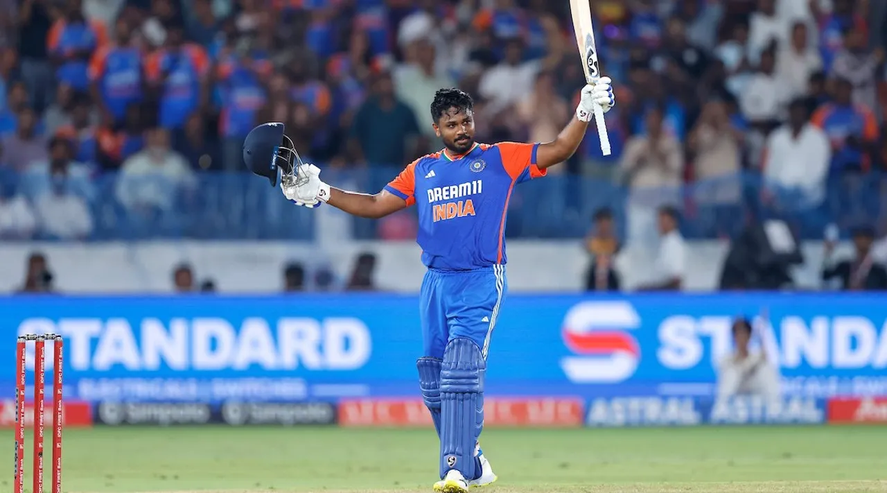 Sanju Samson century vs Bangladesh 3rd T20I Hyderabad Tamil News 