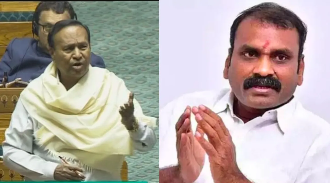 BJP MoS L Murugan Explains on DMK MP TR Baalu  Lok Sabha Tamil News 
