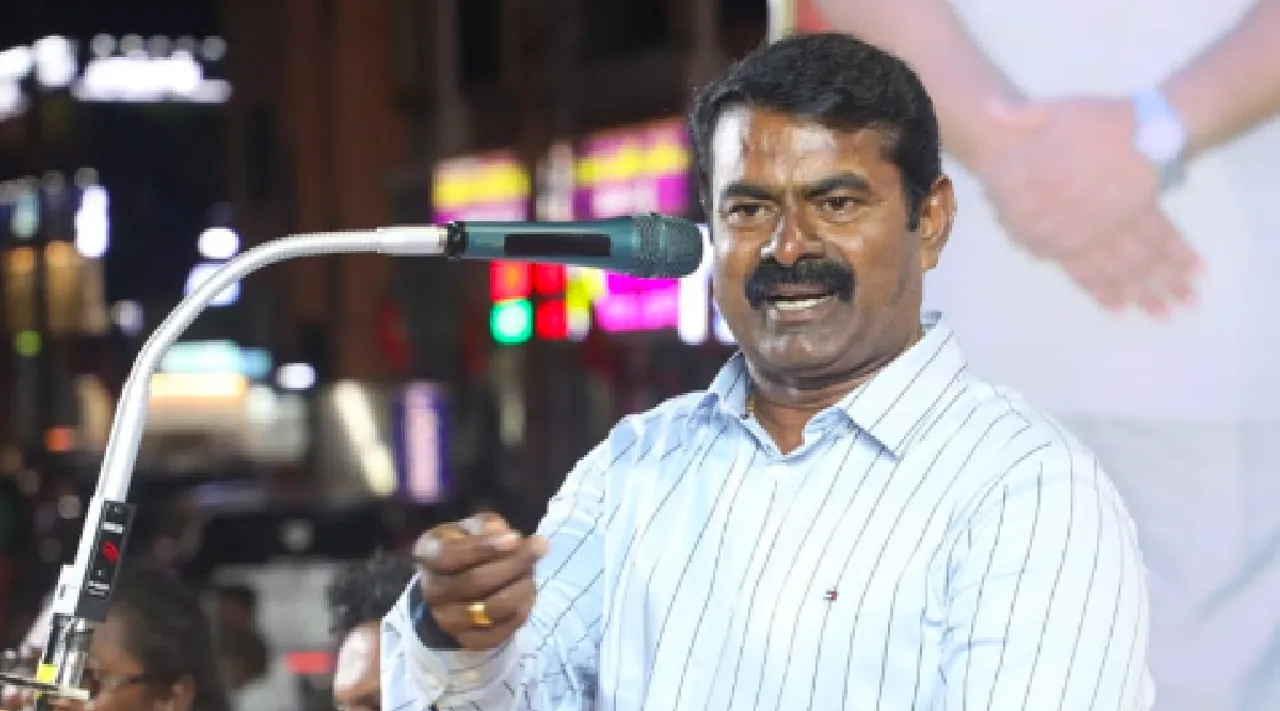 Seeman talks about DMK helping Annamalai and BJP helping kanimozhi in LS polls Tamil News 