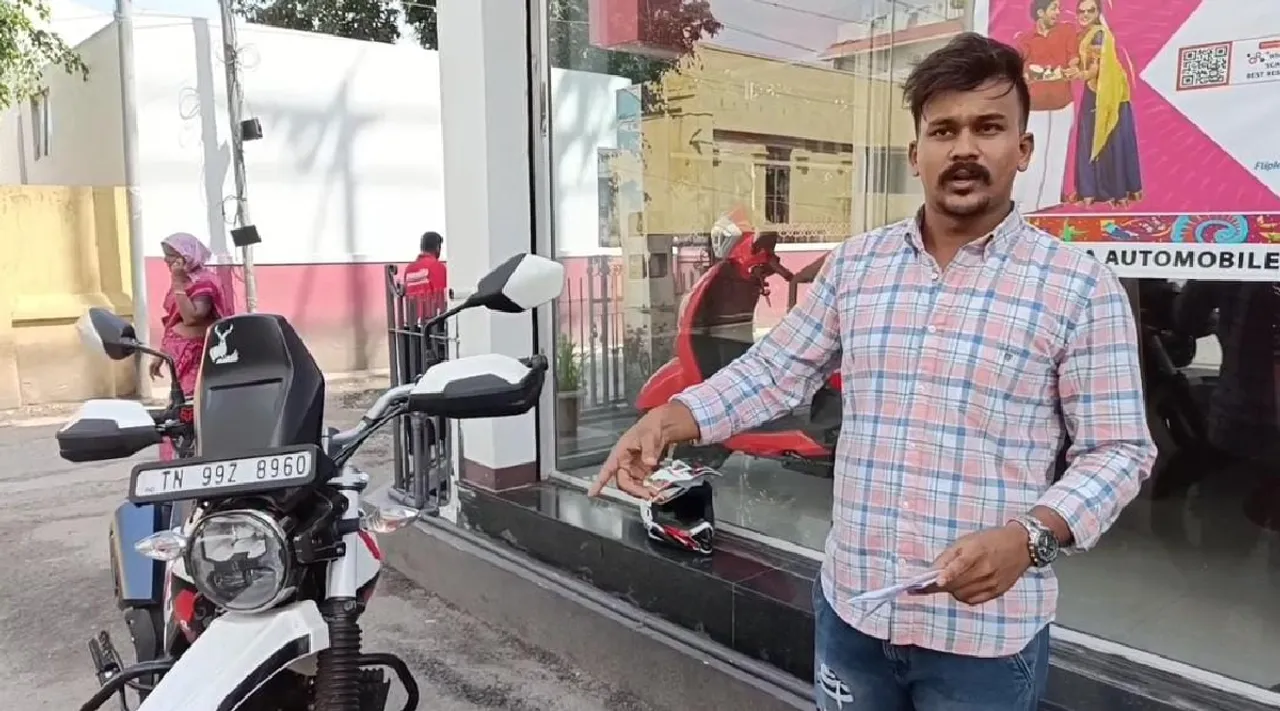 Coimbatore Service 6 times in 2 months Customer leave bike at shop Tamil News 