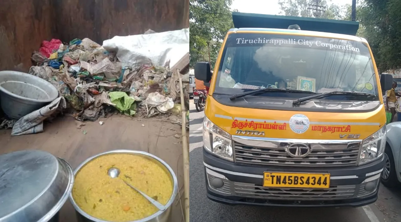 PM Modi visits Srirangam food distributed via truck for sanitation workers Tamil News 