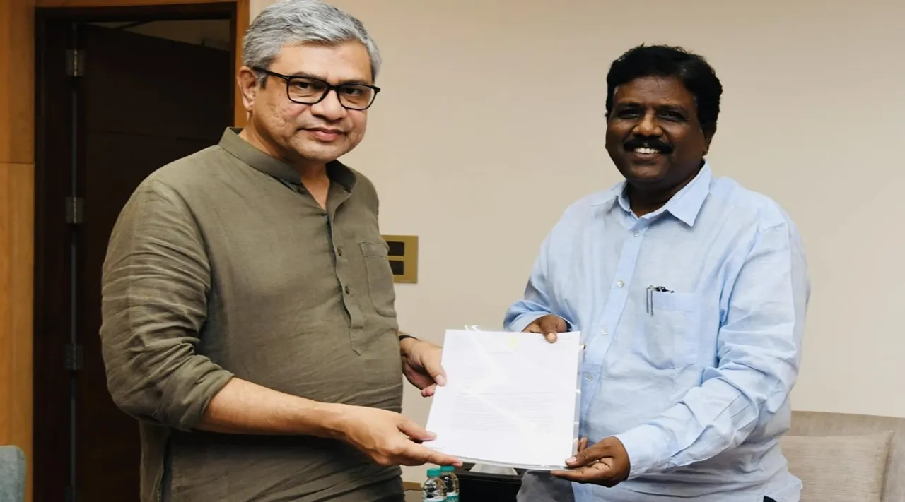 ravikumar meets railway minister