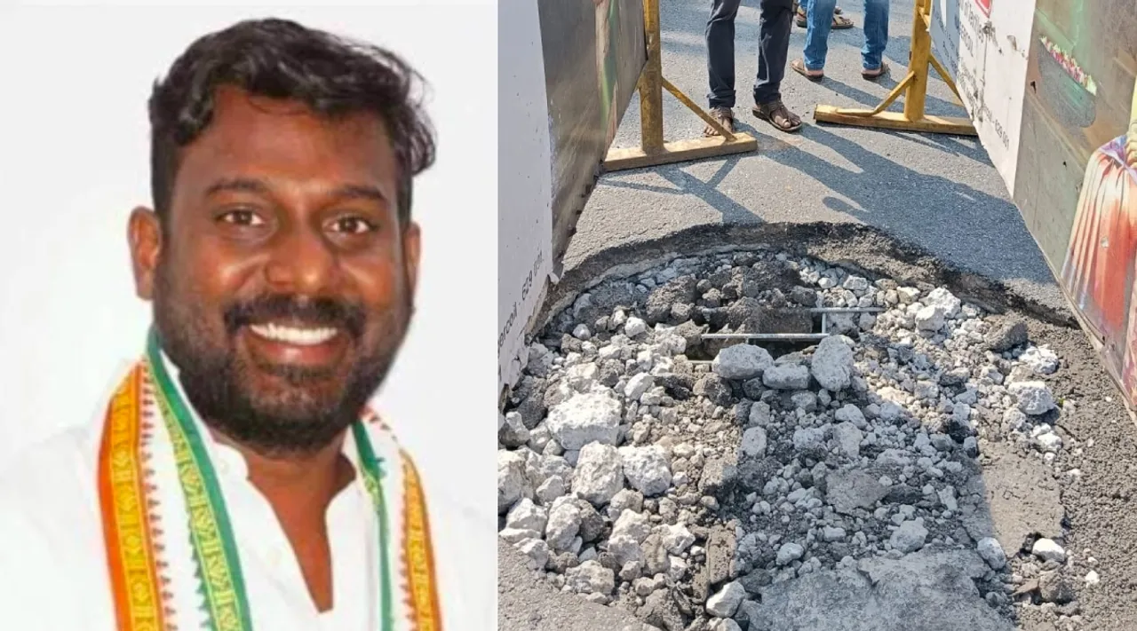 kanniyakumari MP Vijay Vasanth Marthandam flyover Breakdown Tamil News 