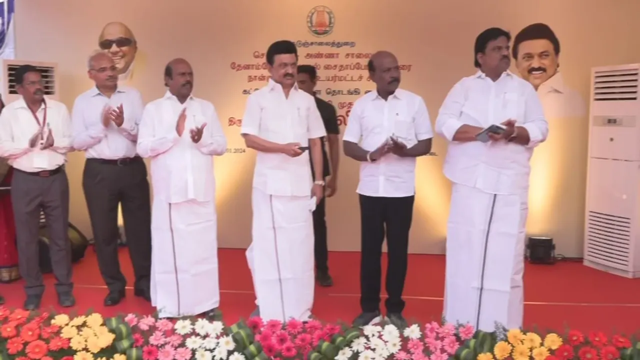 Stalin inaugurated the Thenampet Saidappet high level flyover