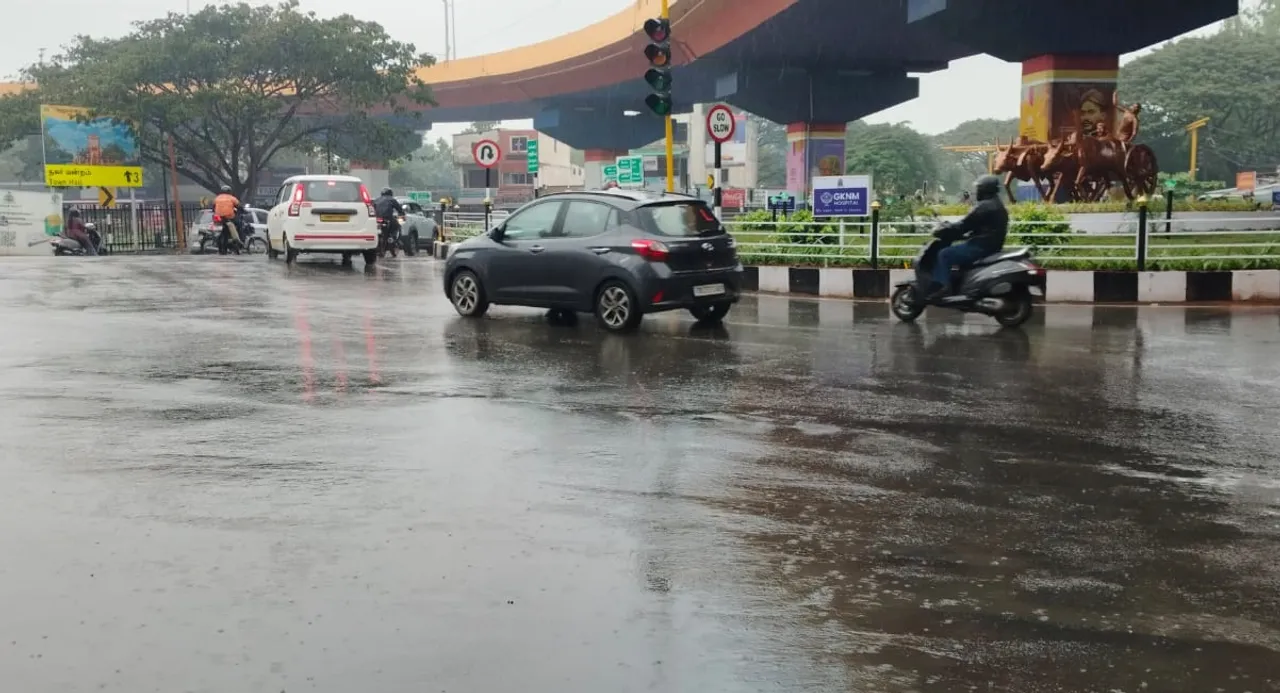 Coimbatore is experiencing cold weather due to continuous rains at various places