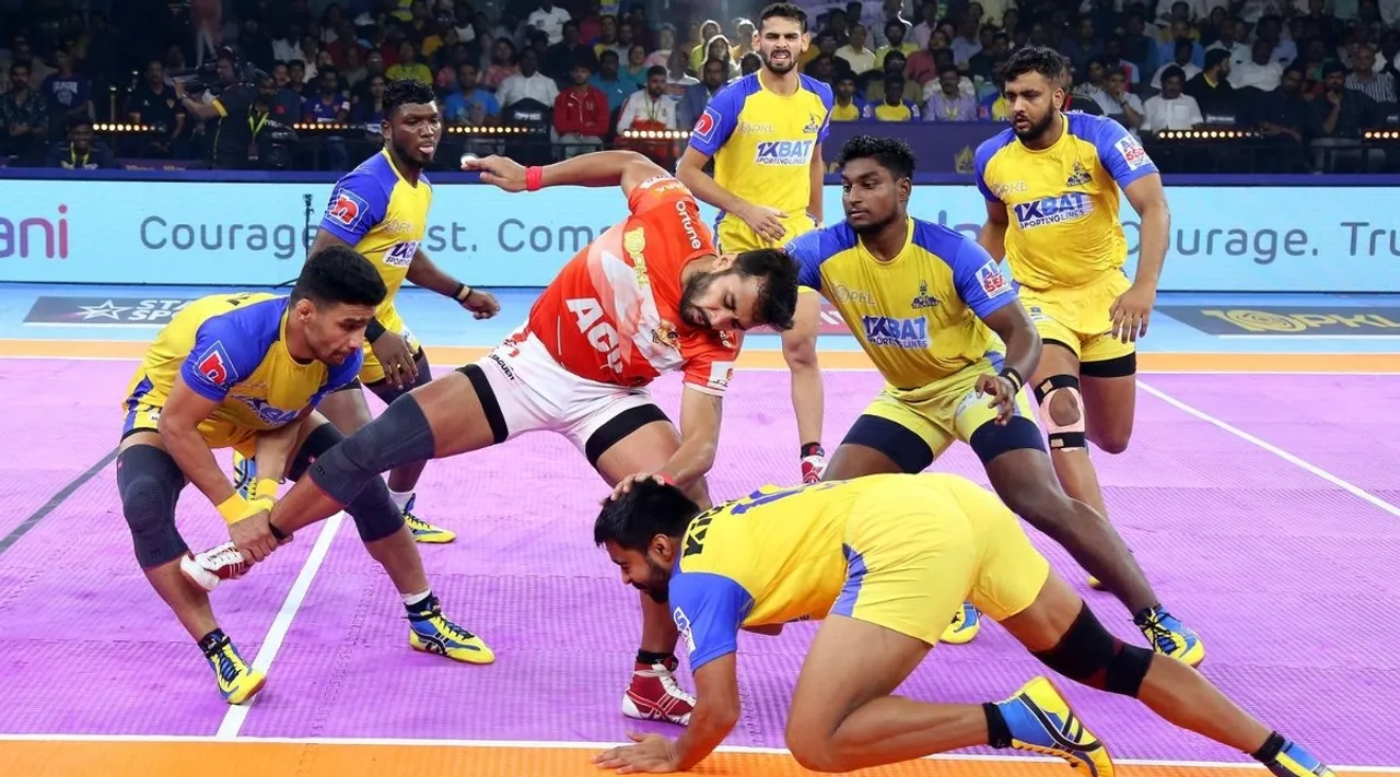  Patna Pirates vs Tamil Thalaivas Pro Kabaddi League Season 10 match updates in tamil   