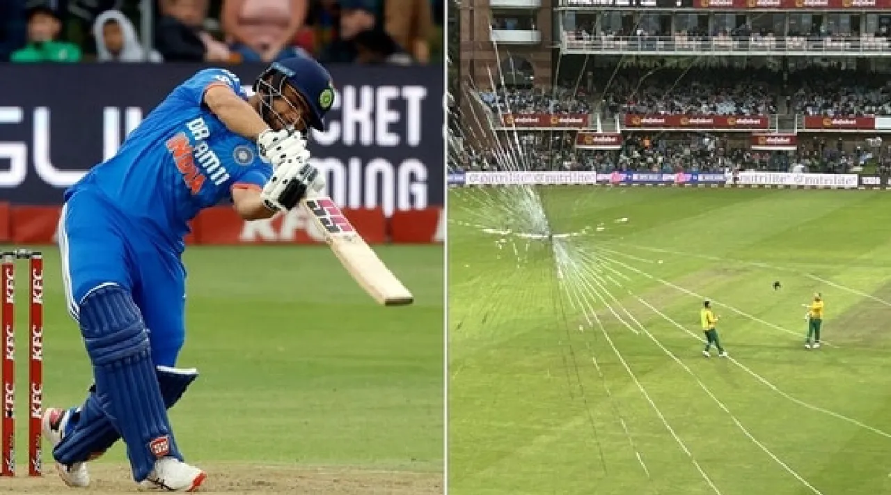 Rinku Singh Apologises Glass Breaking Six During 2nd T20I Between Ind vs SA video Tamil News 