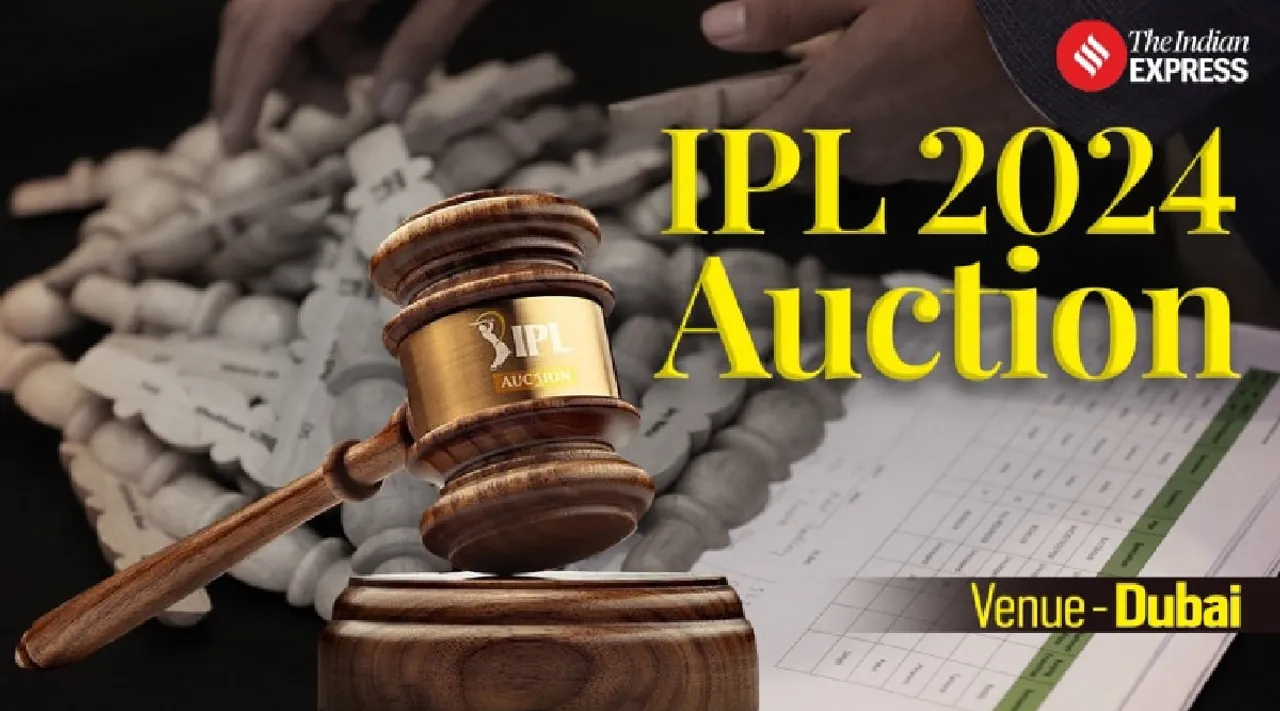  IPL Auction 2024 Live Updates team players list dubai in tamil 