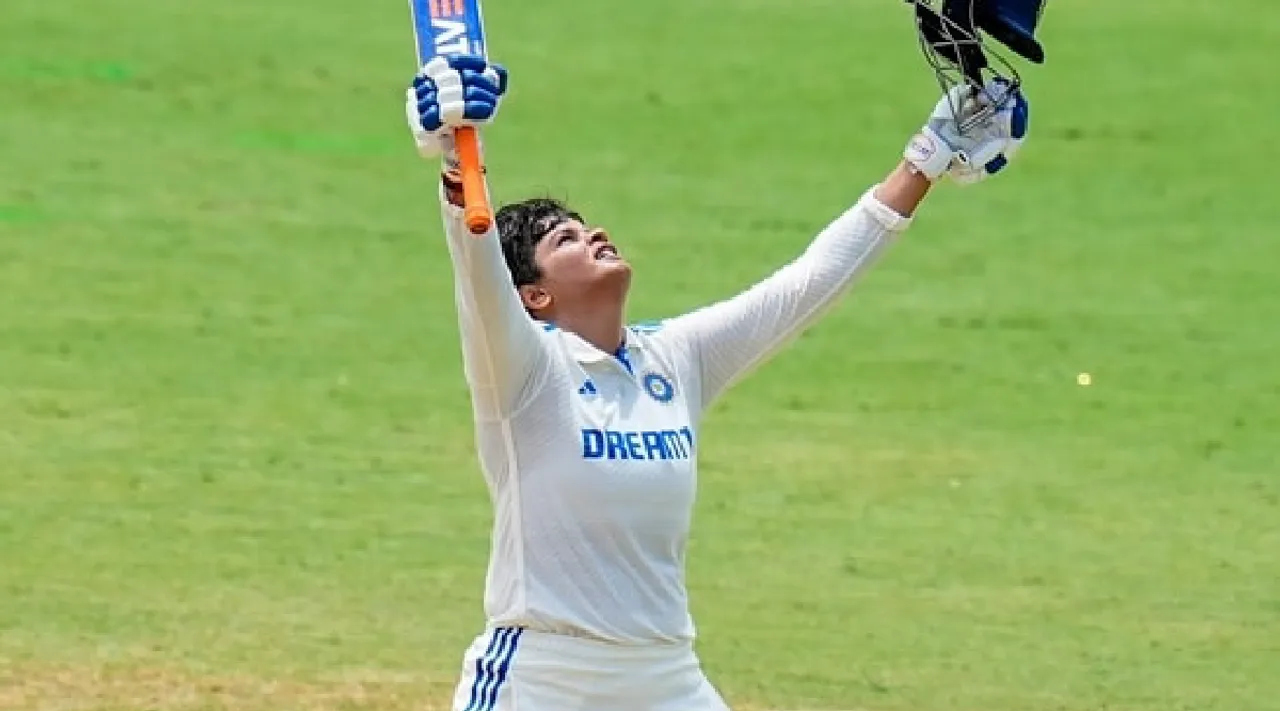 Shafali Verma breaks record for fastest double century in womens Tests Tamil News 