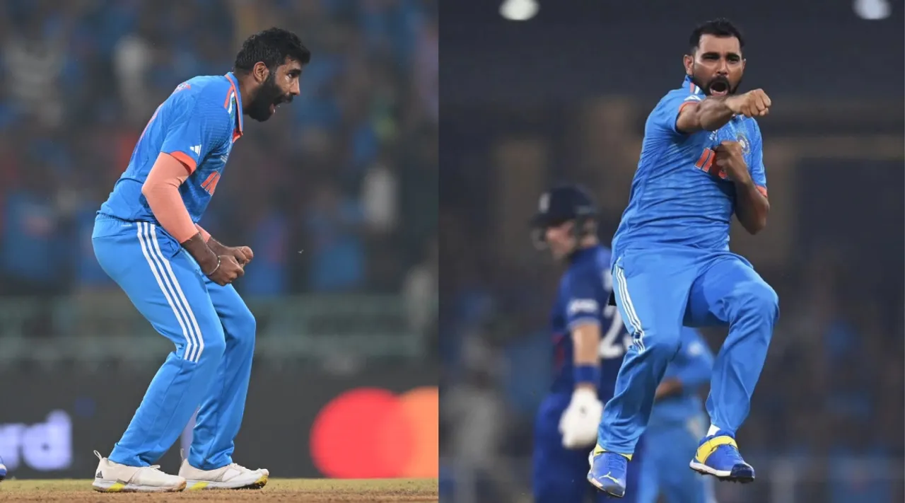 Jasprit Bumrah and Mohammed Shami add name to elite list of fast bowling twins cwc 2023 Tamil News