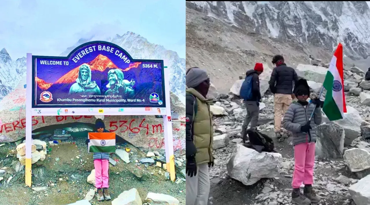 Coimbatore  8 years Yazhini  claim Mount Everest base camp Tamil News 