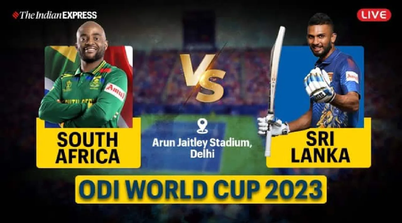 South Africa vs Sri Lanka Live Score updates World Cup 2023 Delhi tamil 