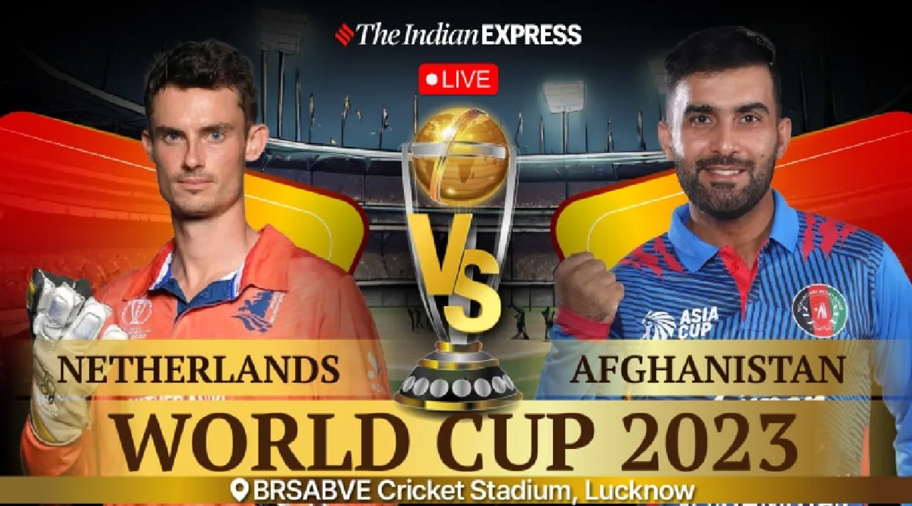 Netherlands vs Afghanistan Live Score World Cup 2023  Lucknow in tamil 