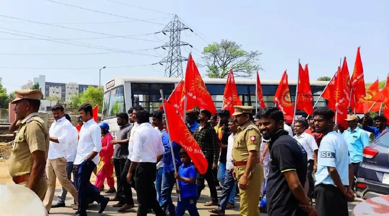 Seeman condemns on arresting Trichy Naam Tamilar Katchi LS Poll candidate Jallikattu Rajesh Tamil News 