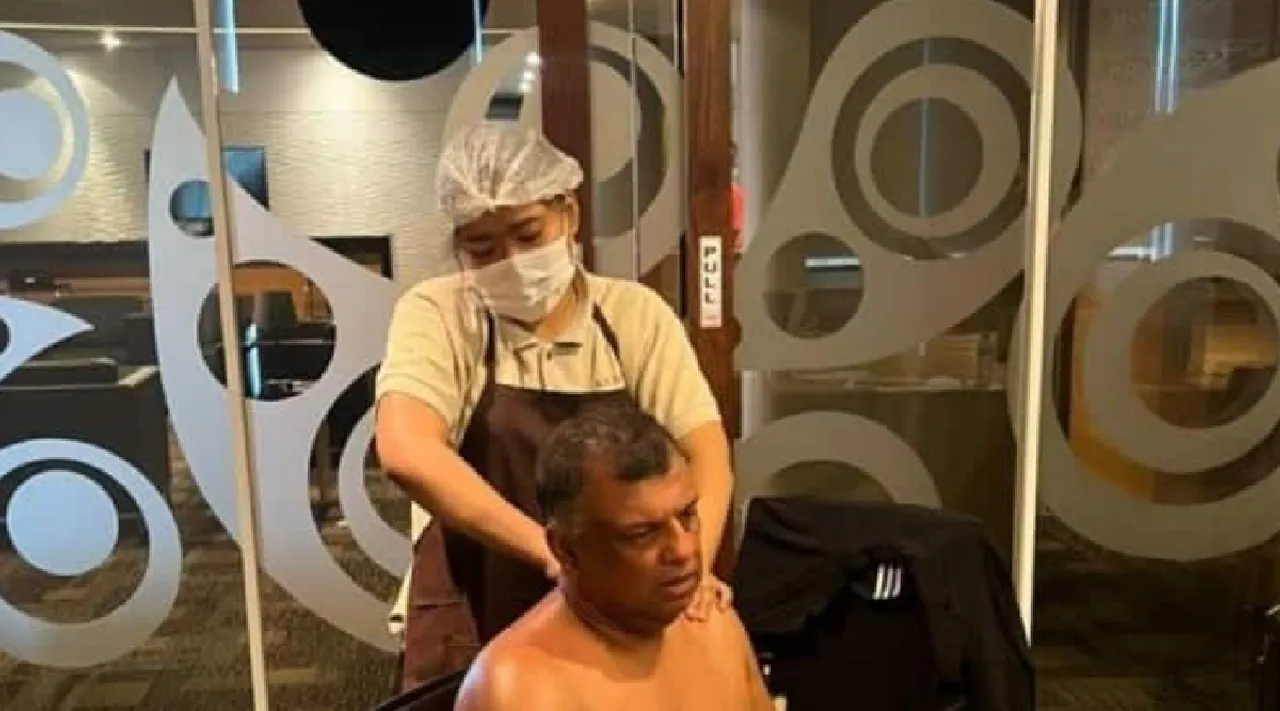 AirAsia CEO Tony Fernandes massage during virtual meeting netizens react Tamil News 